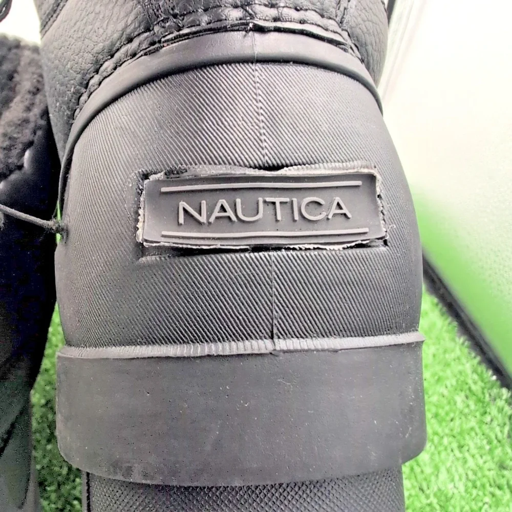 3M Nautica Bedford Winter Boots Men's 12 Black Waterproof Shell Insulated Shoes
